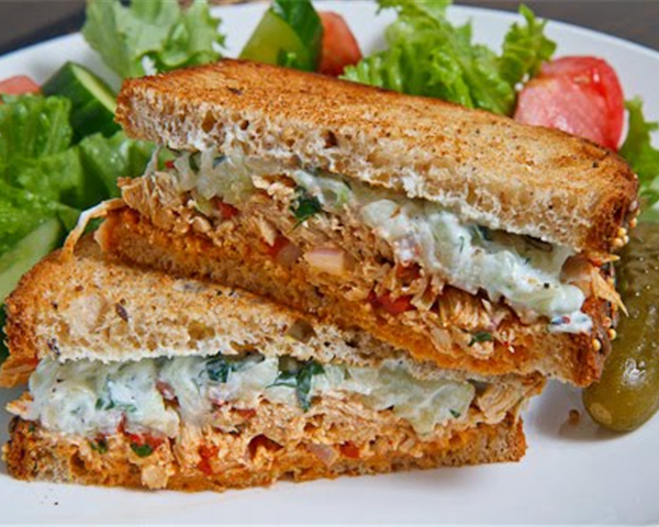 Chicken Salad Sandwich with Lemon-Herb Dressing